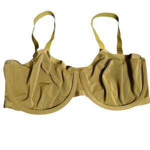CUUP Balconette Mesh Bra Green, Size 36F NEW w/o TAG